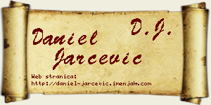 Daniel Jarčević vizit kartica